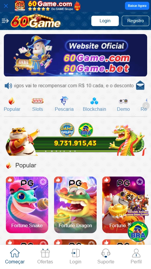 60game Cassino Online Brasil 2025 – Pix rápido, jackpots milionários e bônus exclusivos para jogadores brasileiros
